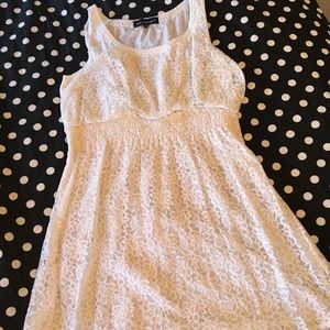 White lace dress